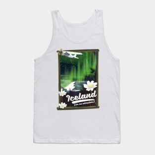 Iceland travel poster Tank Top